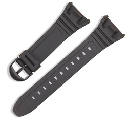 Soft Rubber Watch Band Strap for Casio W-96H W-96H-1AV W-96H-9AV Sports Watch Men Women Straps Bracelet Belt Watchband