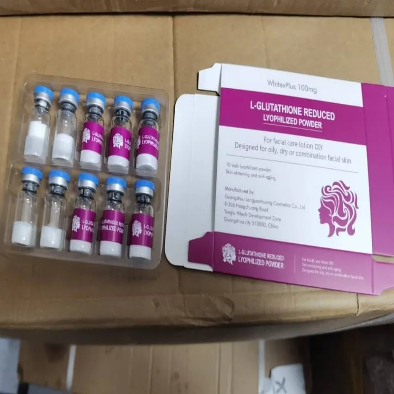 L-GLUTATHIONE REDUKOWANY LYOPHILIZOWANY PROSZEK Liofilizowane peptydy w proszku do wybielania skóry i przeciwstarzeniowego