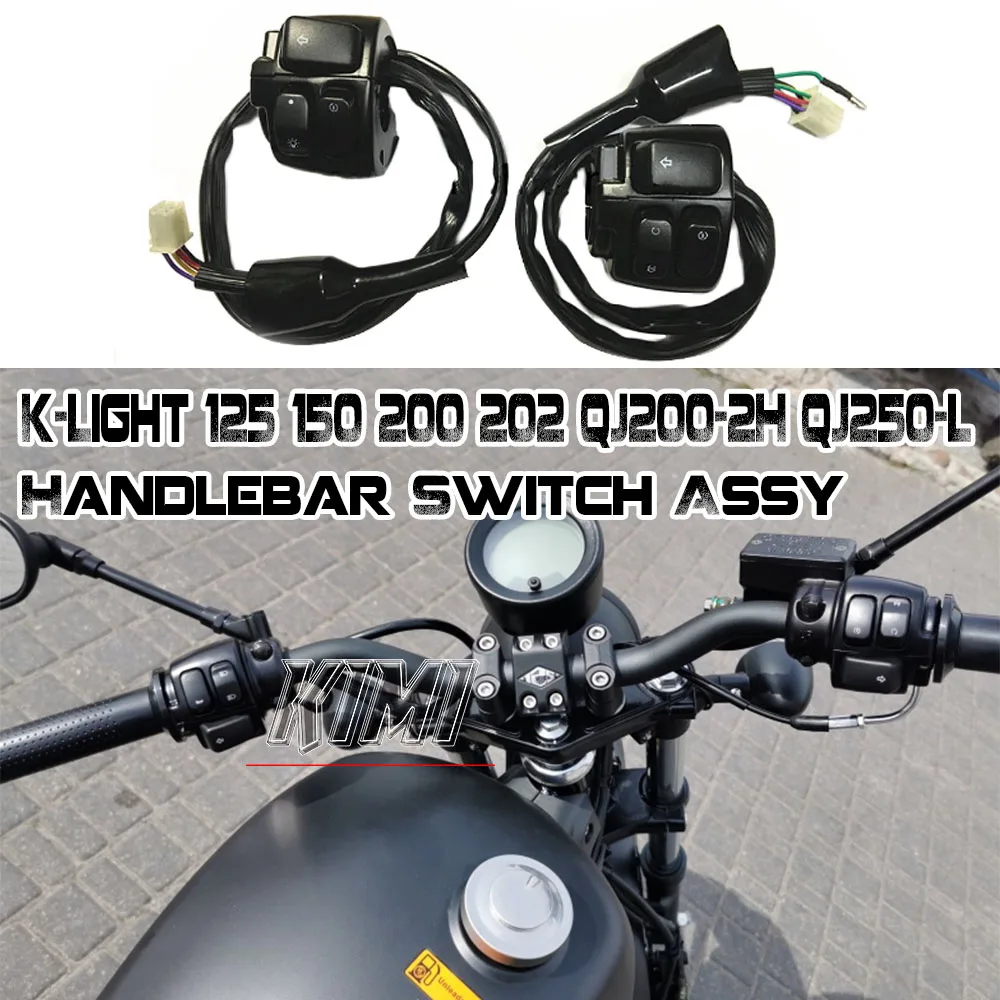 

Motorcycle Handlebar Switch Assy For KEEWAY SUPERLIGHT K-Light 125 150 200 202 QJ200-2H QJ250-L