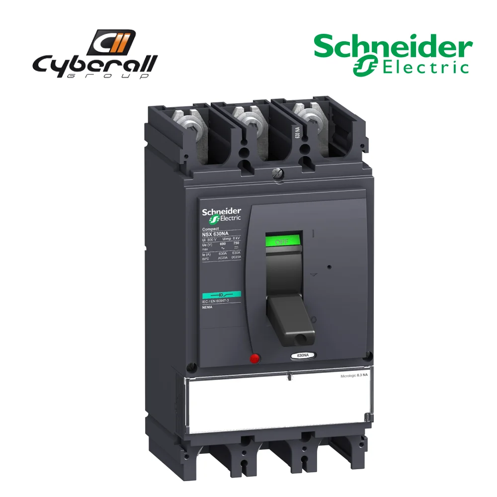 Schneider Electric-Cyberall-switch section, model Compact NSX630NA Micrologic, 3 pole, 630A 690V AC