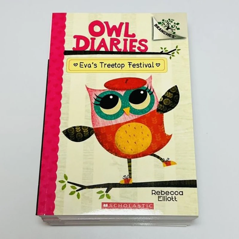 17 children's English story books Owl Diaries Scholastic Branch baby bedtime story reading fun extracurricular reading books