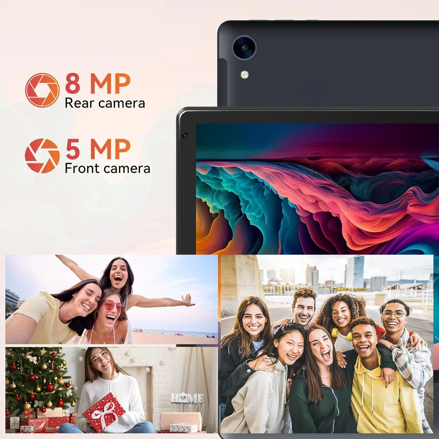 AEEZO 2025 안드로이드15 신형 10.1인치 옥타코어 24GB RAM+128GB ROM HD IPS 터치스크린 WIFI6+BT5.0 스타일러스 키보드 마우스 헤드폰