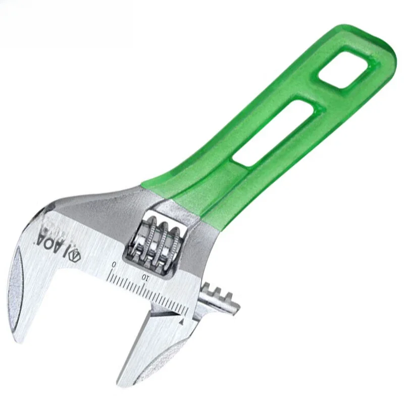 LAOA Short Handle Wrench Adjustable Light Weight Large Open Spanner 6" 8" 10" 12" Repair Tool