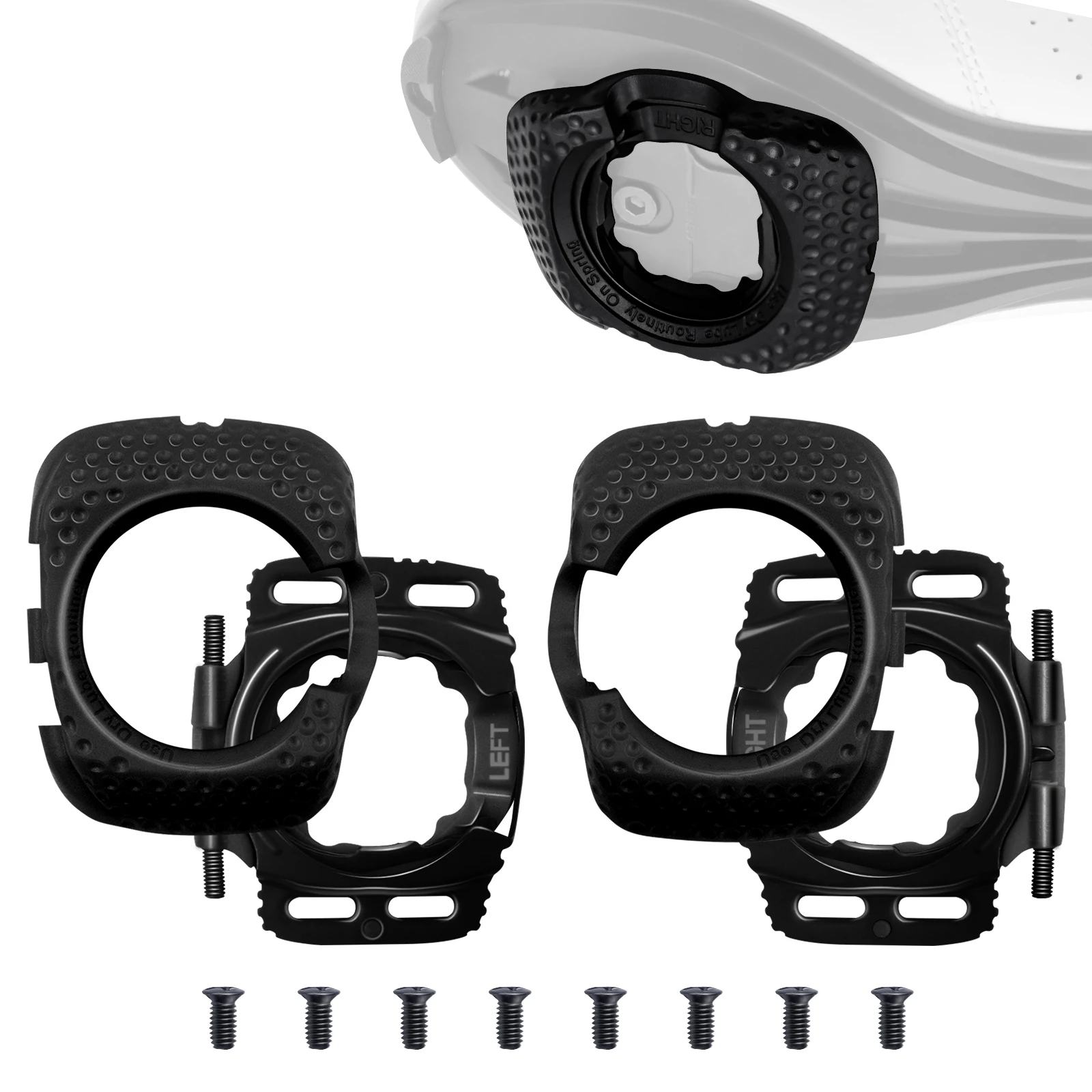 

Bike Bicycle Pedal Cleat Protective Cover For WAHOO SpeedPlay Zero Aerodynamic Cycling Part Accessory Self-locking