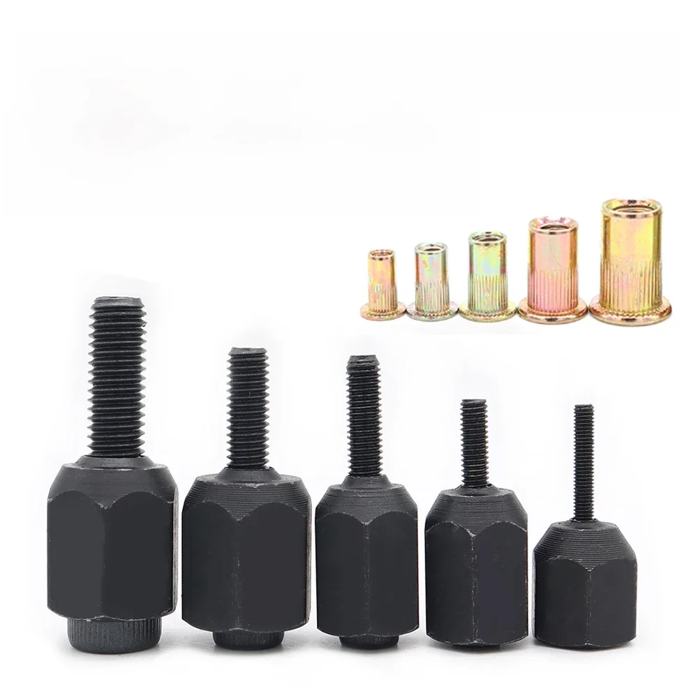 Outil d'écrou de rivet manuel, M3 figuré, M5, M6, M8, fer fin, électrique, rivcirculation, tête plate, fileté, outil, accessoire, installation simple