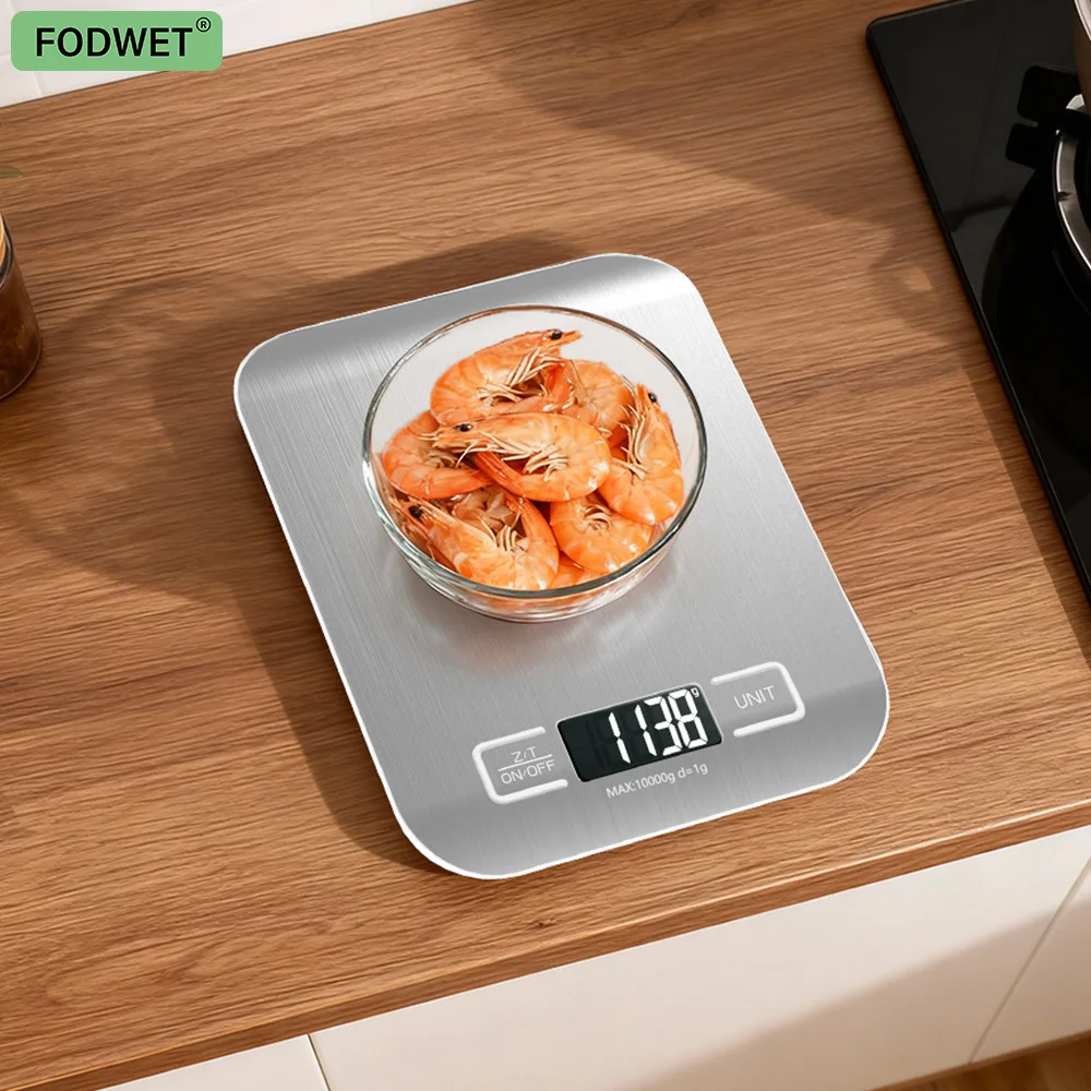 Kitchen Scale 10kg Baking Scale Kitchen Electronic Scale Small Platform Scale Food Gram Scale Battery Not Included
