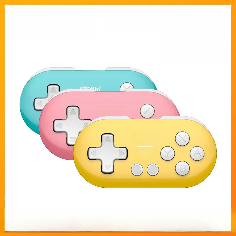 8BitDo-Zero 2 Controlador Bluetooth, Gamepad Compatível para Nintendo Switch, Ultra Leve e Portátil,