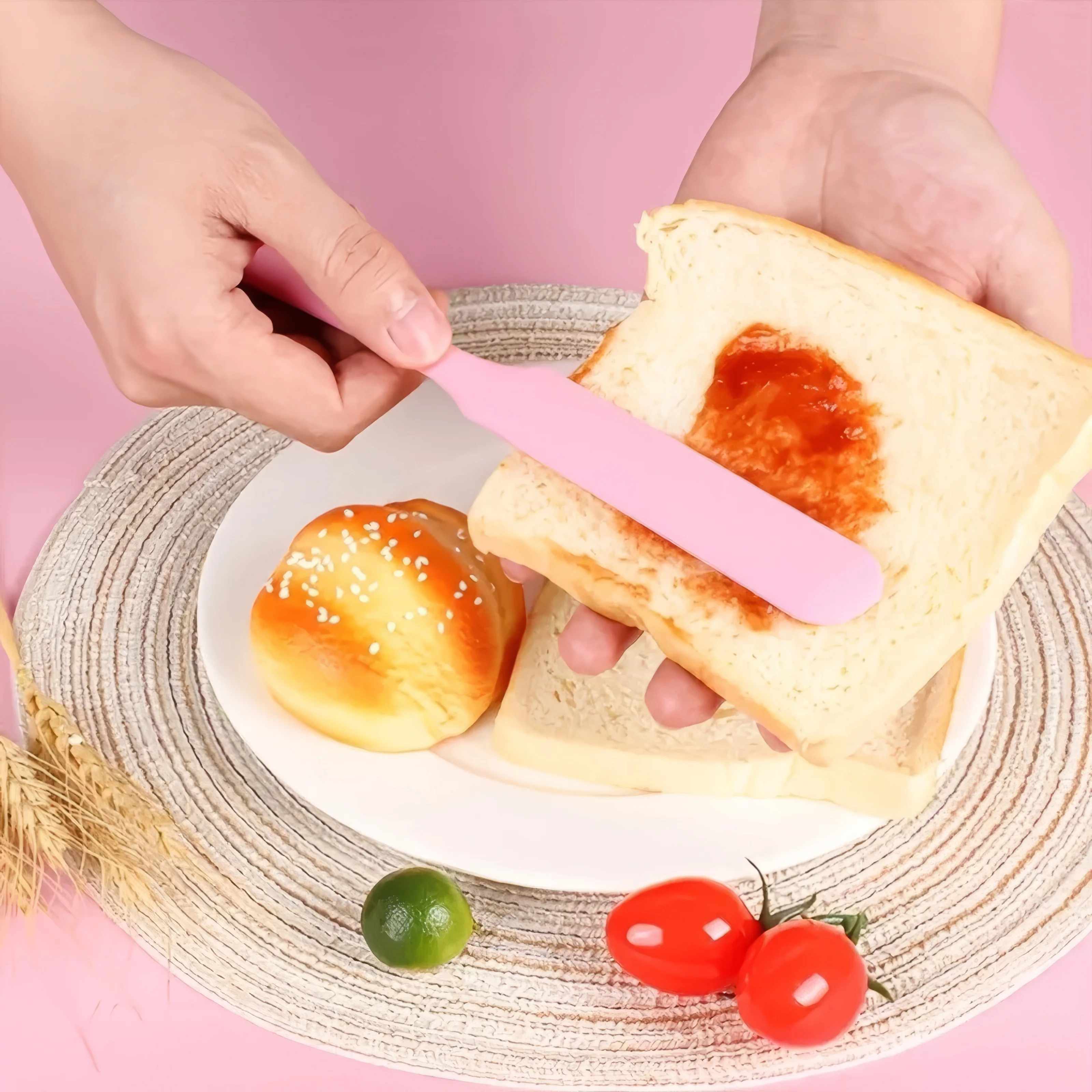 Heat Resistant Silicone Spatula, Flexible Design for Effortless Mixing & Scraping, Non-Stick Tool for Convenient One-Handed Use.