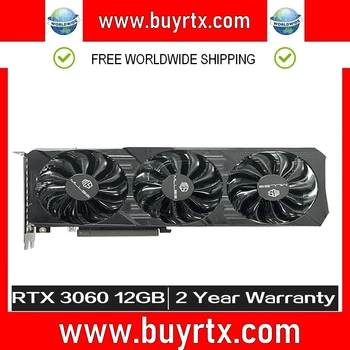 Kullanılan grafik kartı RTX 3060 12GB 8pin Placa De Video oyunu NVIDIA GPU GDDR6 192bit HDMI * 1 DP * 3 PCI Express 4.0x16 rtx 3060 12gb