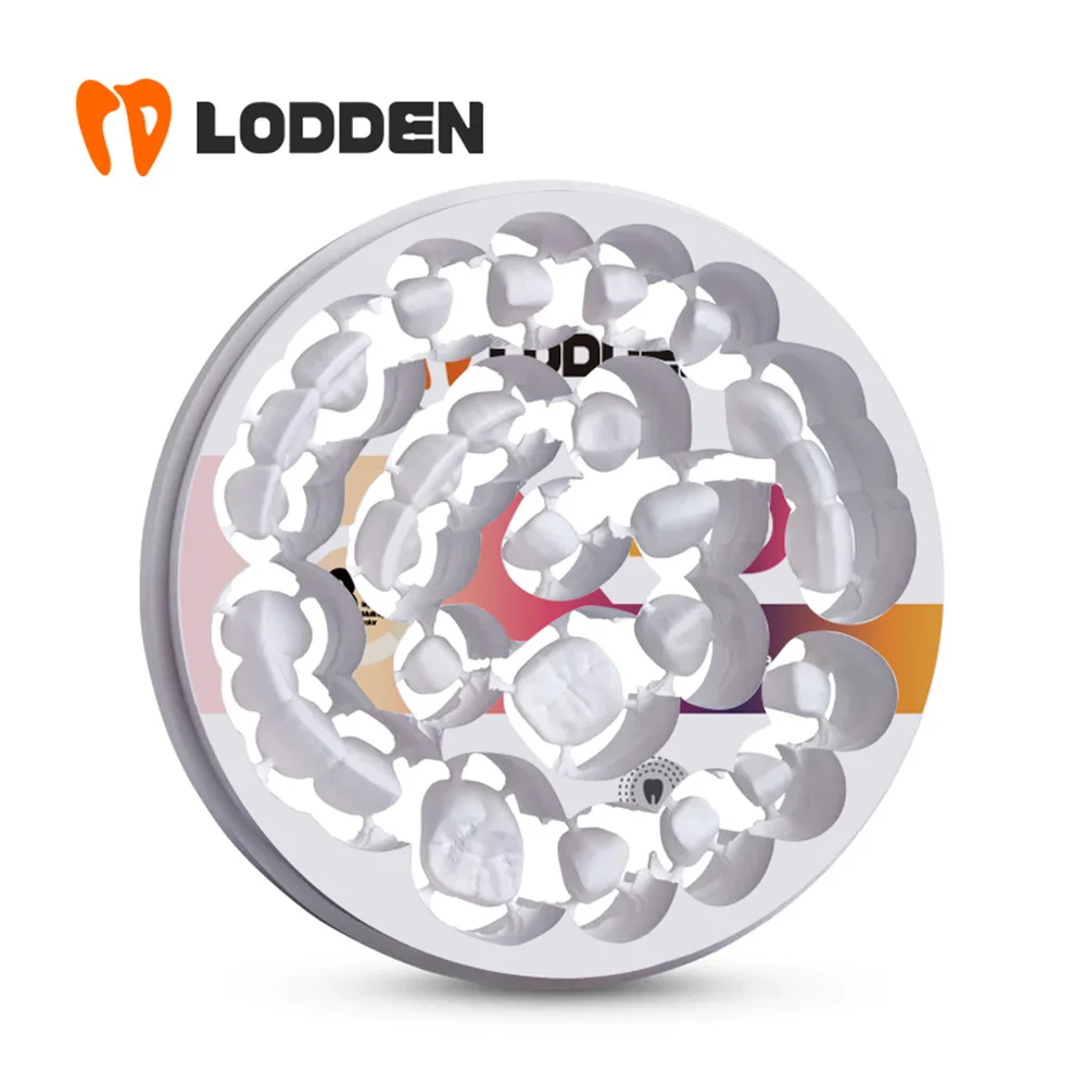 LODDEN 1300 MPa 98 x 16 mm Zirkonoxidblöcke Dentallabor Mehrschichtige 4D Pro Max Ästhetik 8 Schichten Scheiben für CAM CAD Prothesenmaterialien – Detail 5