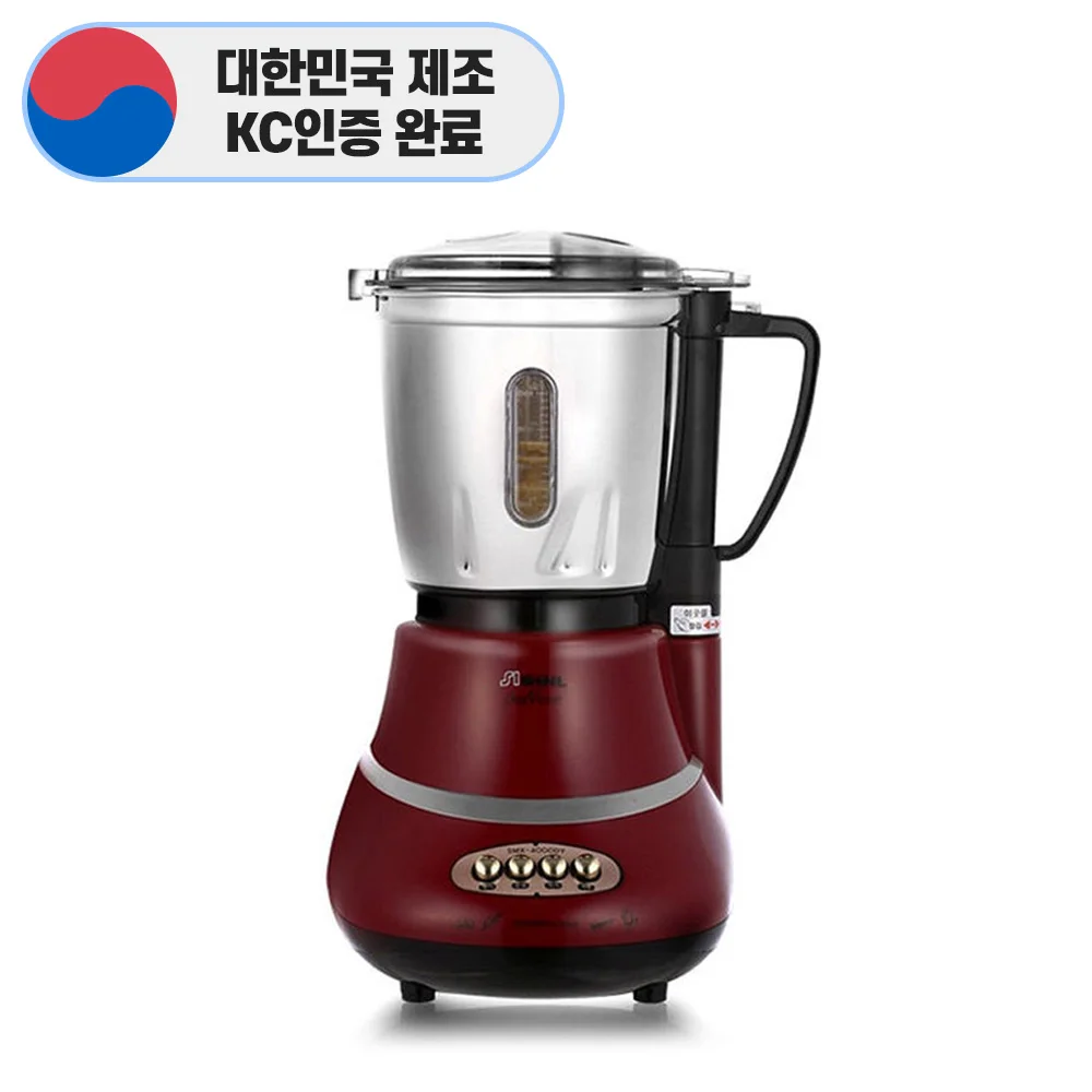 SHINIL High Capacity Stainless Mixer Blender 4L or More Powerful Grinding Best Collection Manufacturing in Korea