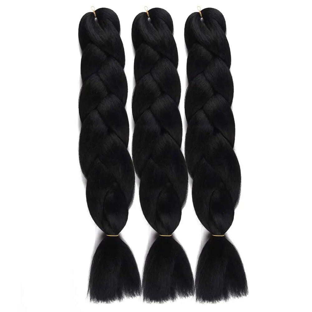 Trecce Jumbo capelli Kanekalon espressione capelli per trecce intrecciare i capelli sintetici estensioni dei capelli arcobaleno colorato Twist estensioni dei capelli