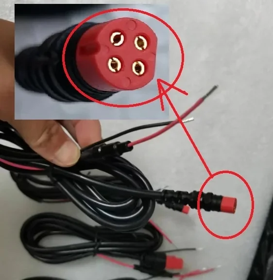 Dla Garmin Echomap 42 44 52 54 4Pin kabel zasilający część zamienna OEM naprawa i wymiana produktu — zdjęcie produktu 7