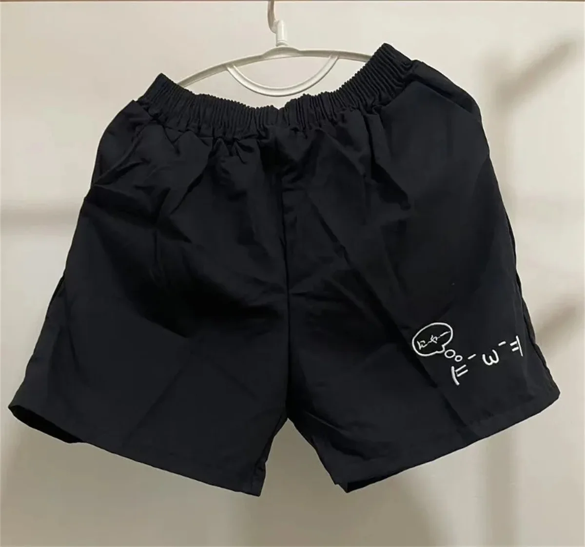 Cute Shorts for Women Kawaii Kaomoji Print Short Pants Black Y2k Casual Shorts Korean Japanese Fashion Summer Clothes 2026
