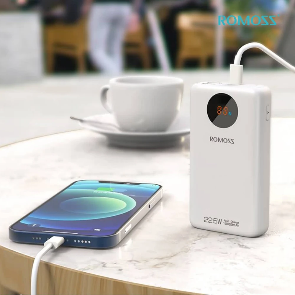 ROMOSS SW10PF fast charge 22.5W portable auxiliary battery 10000mAh