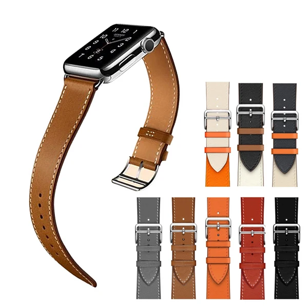 Klan Veris Apple Watch 10 9 8 7 6 5 generation leather strap watch strap