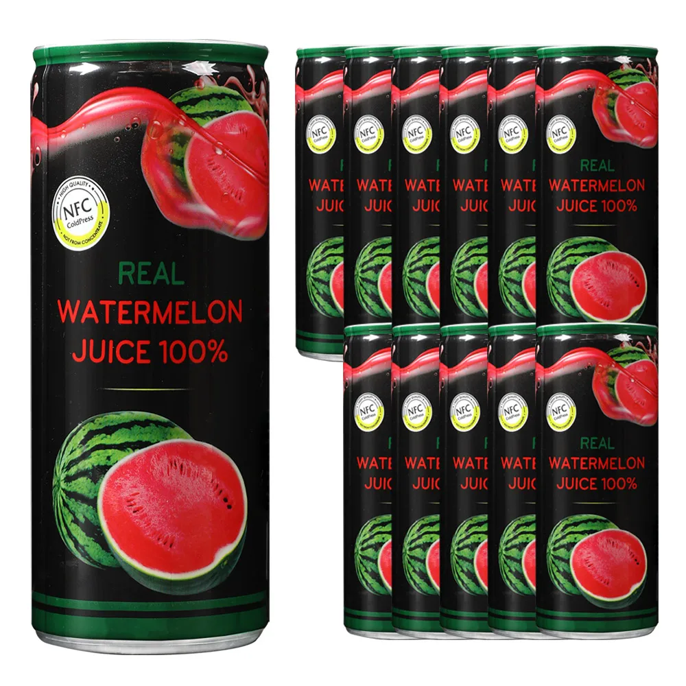 24 cans of pamobit steamed watermelon juice 100% 250ml