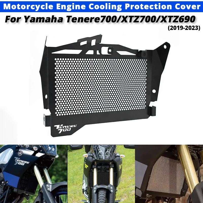 

For Yamaha Tenere700 / XTZ700 / XTZ690 2019-2023 Motorcycle Engine Cooling Protection Cover slip on Yamaha Tenere-700