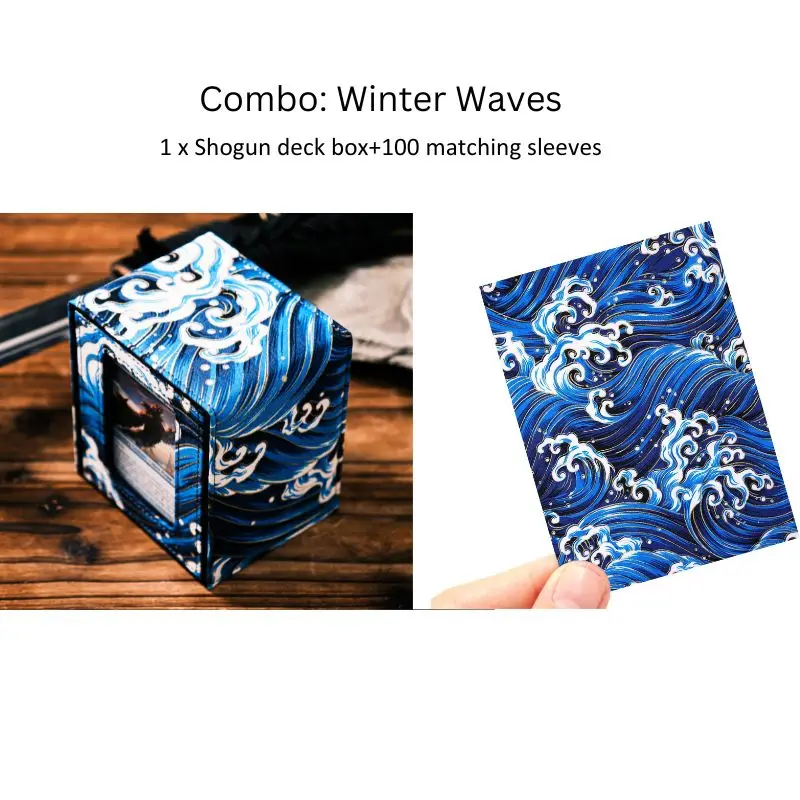 Combo B Deckimono deck box TCG MTG PTCG EDH YU-GI-OH 100+ double sleeved card display window