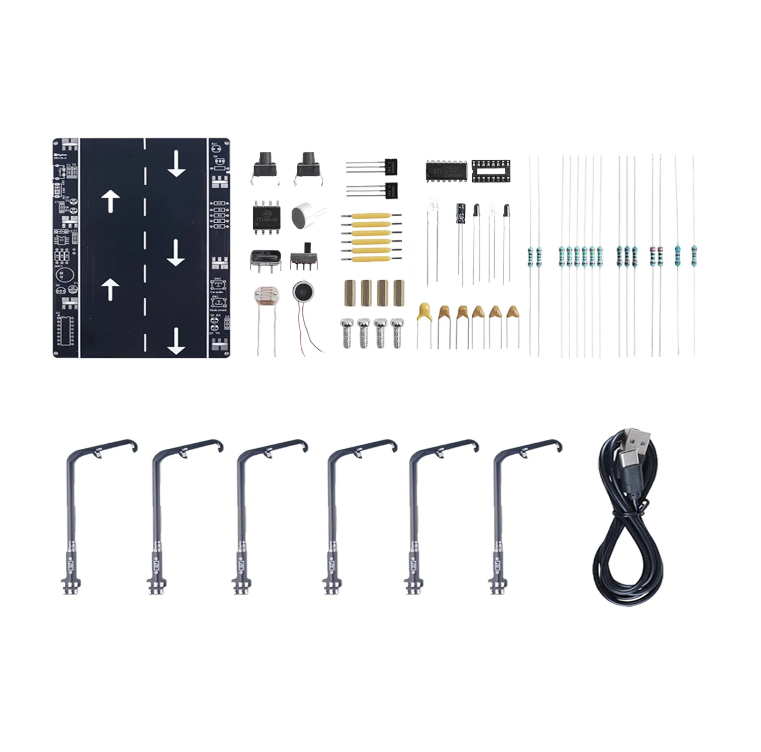 DIY Street Light Simulator Electronics Kit with Sound & Motion Control Fun STEM Soldering Project for School & Home Learning