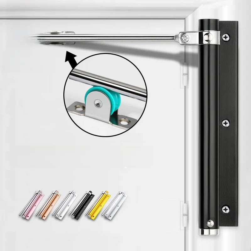 KAK – ferme-porte automatique réglable en alliage d'aluminium, fermeture à ressort, fermeture douce, ignifuge, quincaillerie de porte robuste