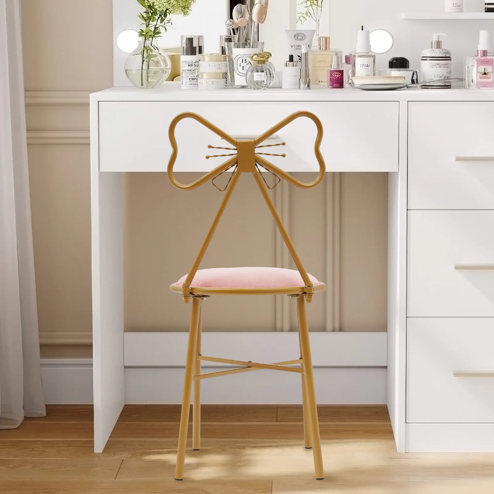 

Туалетный столик в форме бабочки, обеденный стул, стул для макияжа, стул со спинкой в форме бабочки, мягкий и удобный для ресторанов, жизни