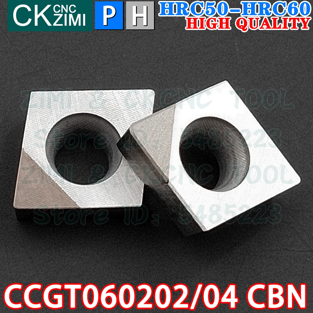 CCGT060202 CBN CCGT060204 CBN Inserts Boron Nitride Inserts Turning Inserts Tools CCGT CNC Metal Lathe Tools for Hardened Steel