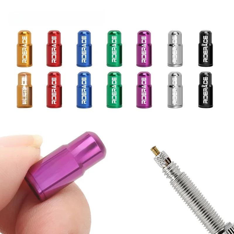 AliExpress riderace RIDERACE Bicycle Tire Valve Cap Aluminum Alloy CNC MTB Road Bike Tube Tyre Gas Nozzle Cover for FV Presta Valve Dustproof