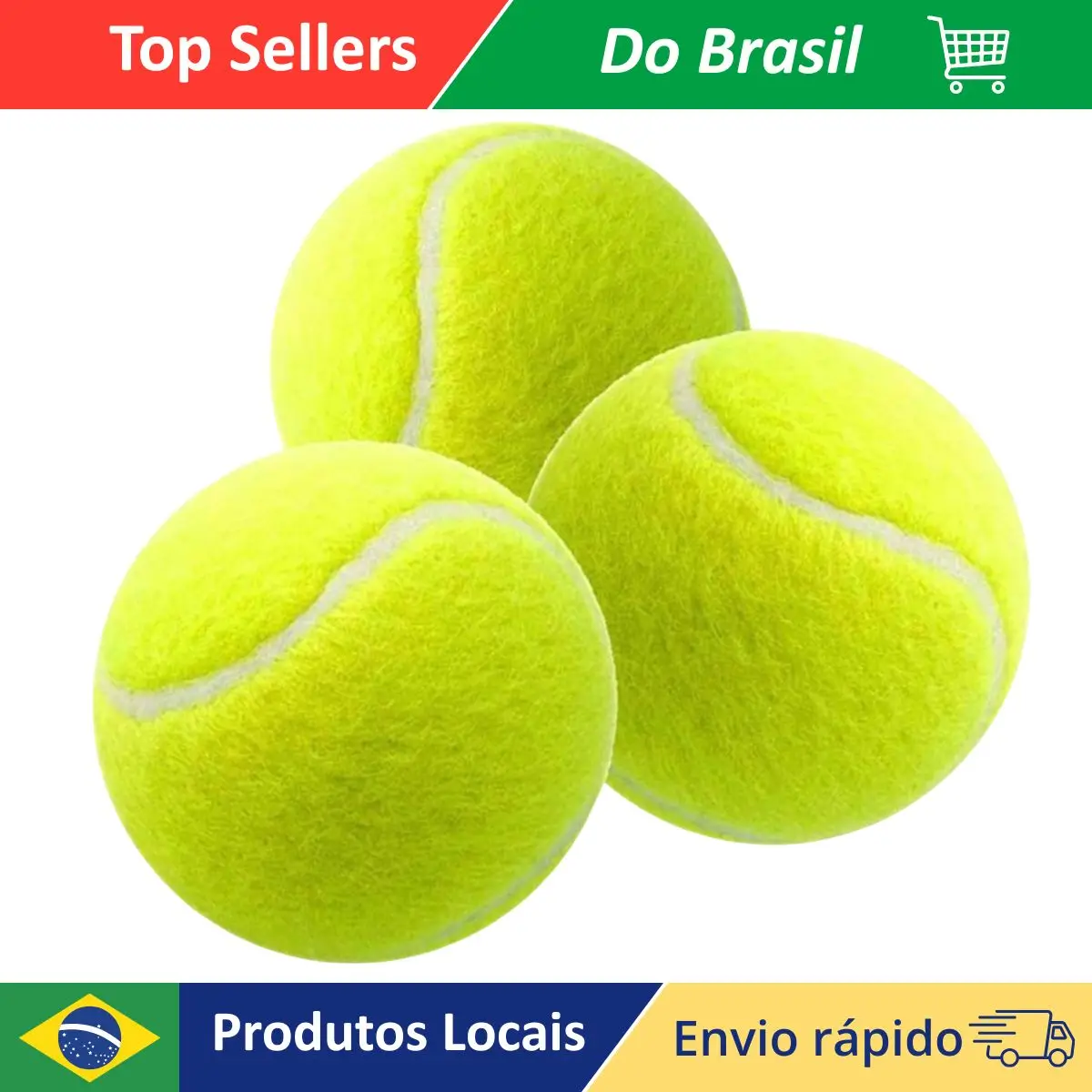 Kit Bolas de Beach Tennis Alta Performance com Feltro de Alta Durabilidade para Treinos Intensos - Resistente e Durável