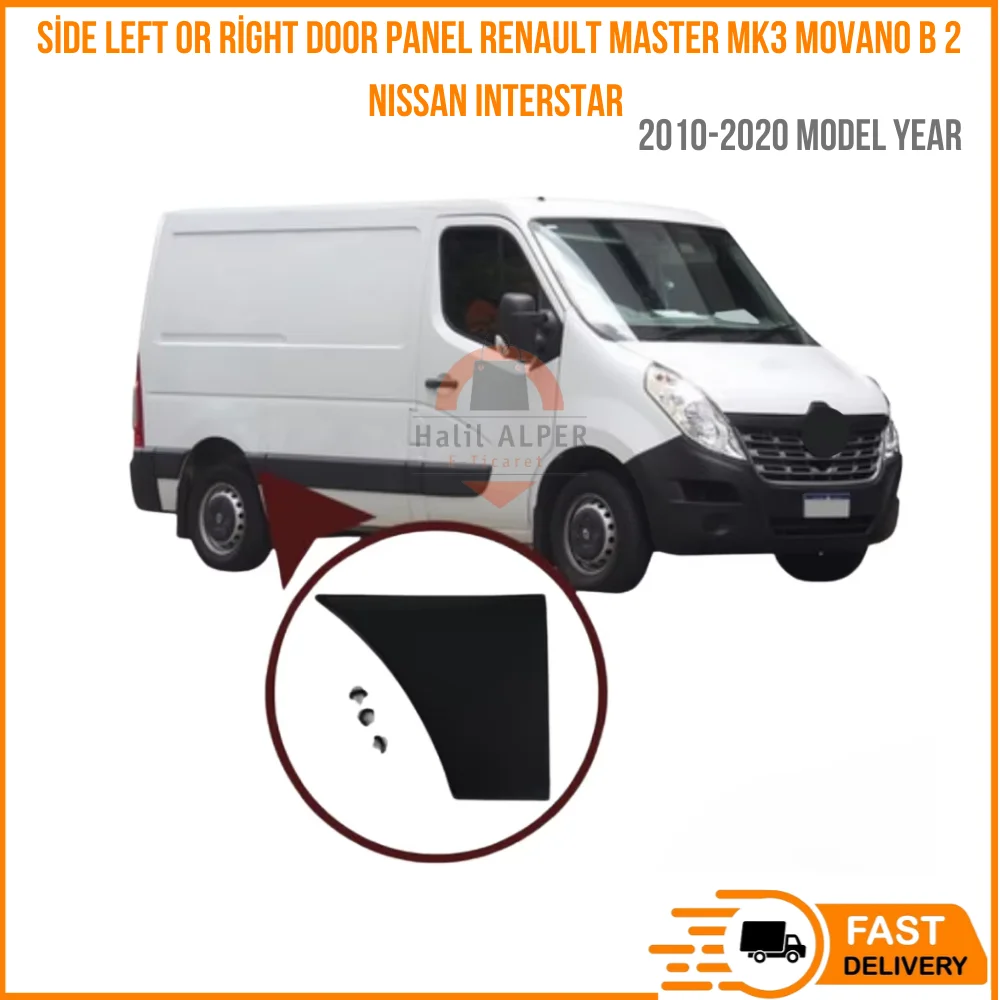 

For Side Left Or Right Door Panel Renault Master MK3 Movano B MK2 NISSAN Interstar NV400 2010-2020 768F20004R 768F30004R