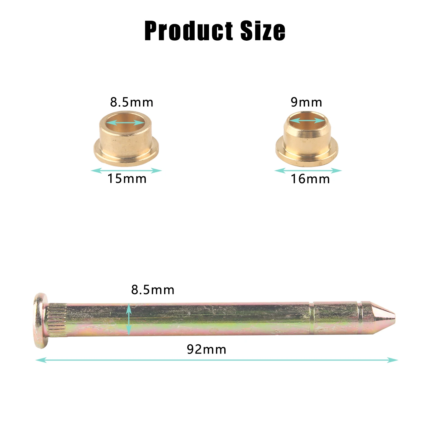 Door Hinge Roller Pin Door Hinge Pin and Bushing Kit Hinge for Ford F150 F250 F350 Car Accessories view 2