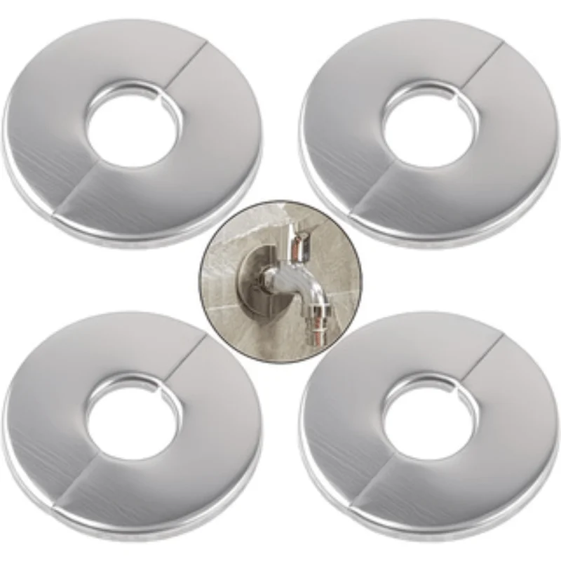 3 Sets of Decorative Pipe Covers Universal Split Flange Used to Hide Bathroom and Kitchen Faucet Holes
