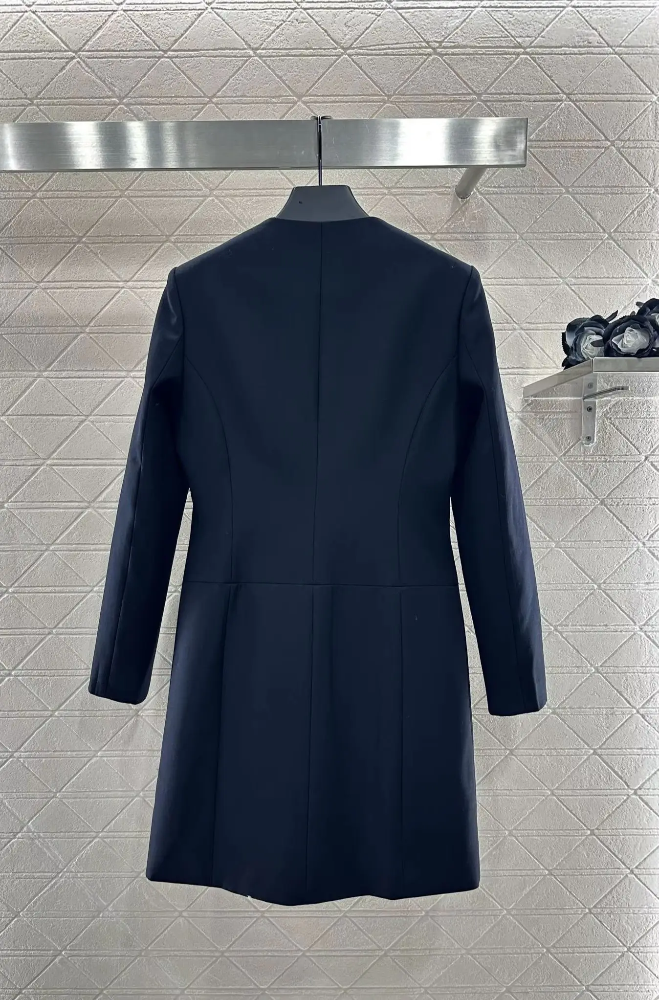 

2023 весенне-осенняя новая женская одежда, однотонное изысканное модное универсальное пальто высокого качества HL08