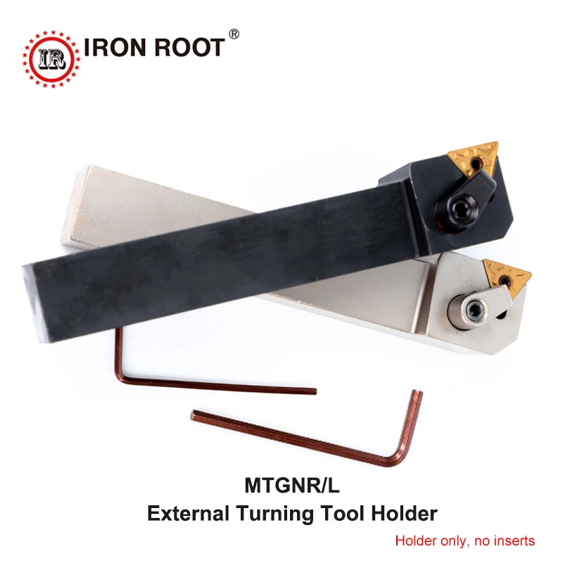 IRON ROOT 1P MTGNR MTGNL1616H16,2020K16,2525M16 CNC Lathe Turning Tool Holder External Turning Tool Shank For TNMG1604 Insert