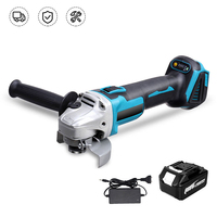 125mm Brushless Cordless Electric Angle Grinder 4 Speed DIY Polisher Cutting Machine Power Tool For Makita 18V Battery