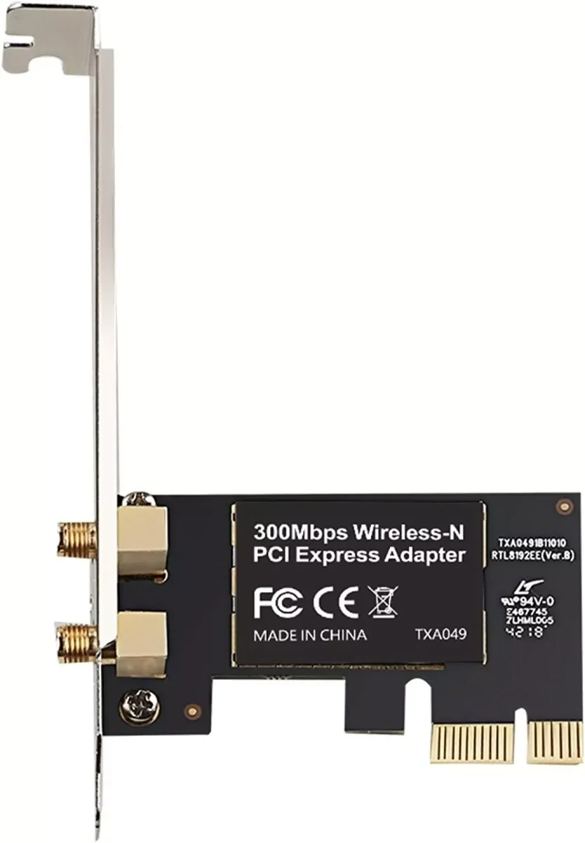 PCI-Express Wi-Fi Board KP-T118 2 Antennas 300Mbps Stable Fast Connection for PC Desktop Internet Wireless High Performance