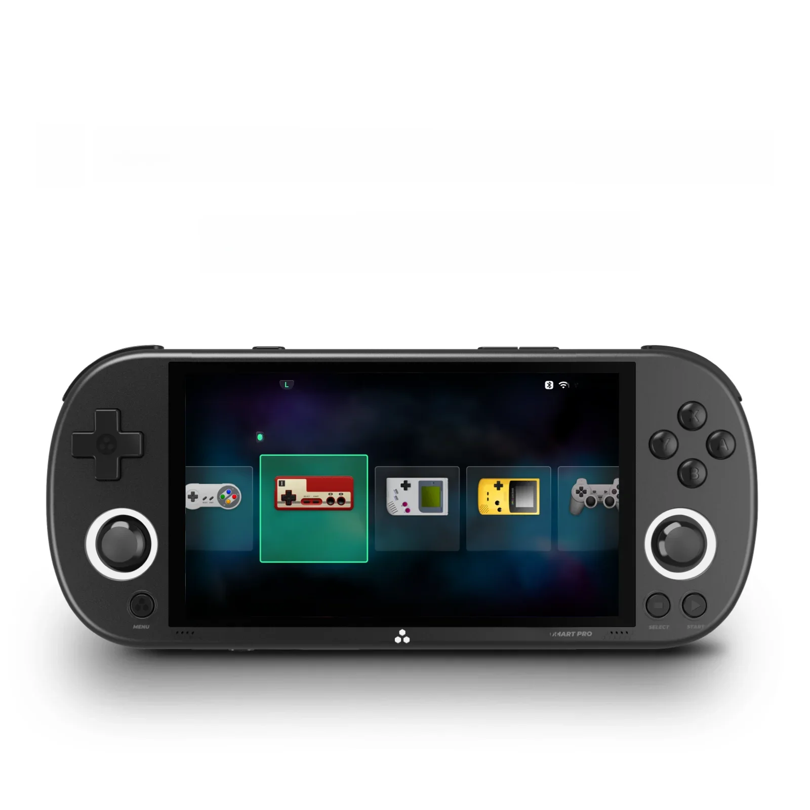 Trimui Smart Pro Console de jogos portátil 4.96 ''tela IPS Sistema Linux Joystick Iluminação RGB