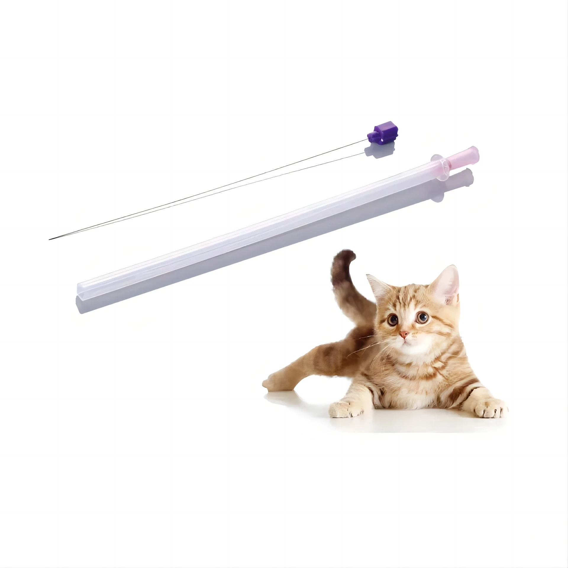 High Quality Cat Catheter With Stylet 3Fr  / 4Fr  15pcs/Box Tom cat urine catheter