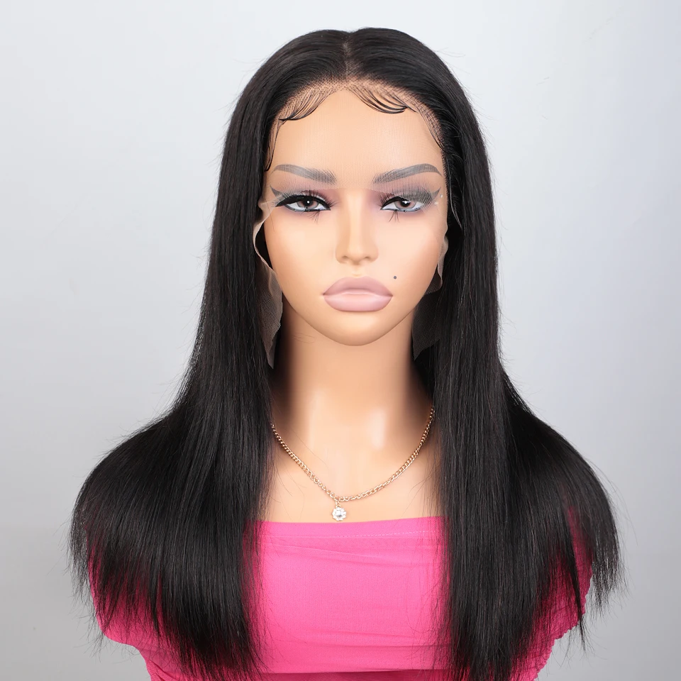 Rebecca 200% 13x5 Straight Lace Front Wigs Lace Frontal Wigs Natural Straight Human Hair Lace Front Wig For Women Remy Hair Wig