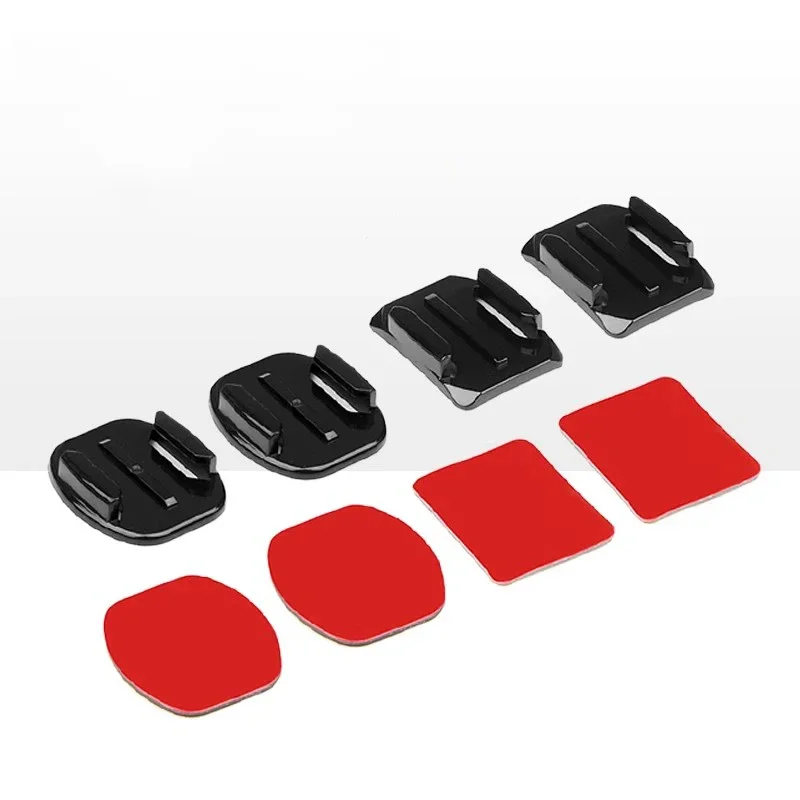Do akcesoriów Gopro Hero Mocowania samoprzylepne Zakrzywione płaskie naklejki Przyklejane podkładki Kask Do kamery Go Pro Insta360 X3 Dji Osmo Action — zdjęcie 2