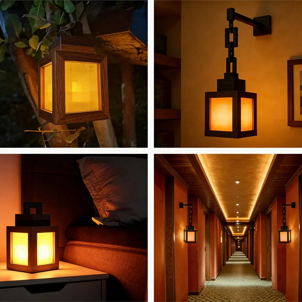DIY Innendekor Pixel-Stil Nachtlicht Tragbare Tischlampe Desktop-Dekoration 16 Farben Laternenfest Atmosphärenlicht ZUHAUSE