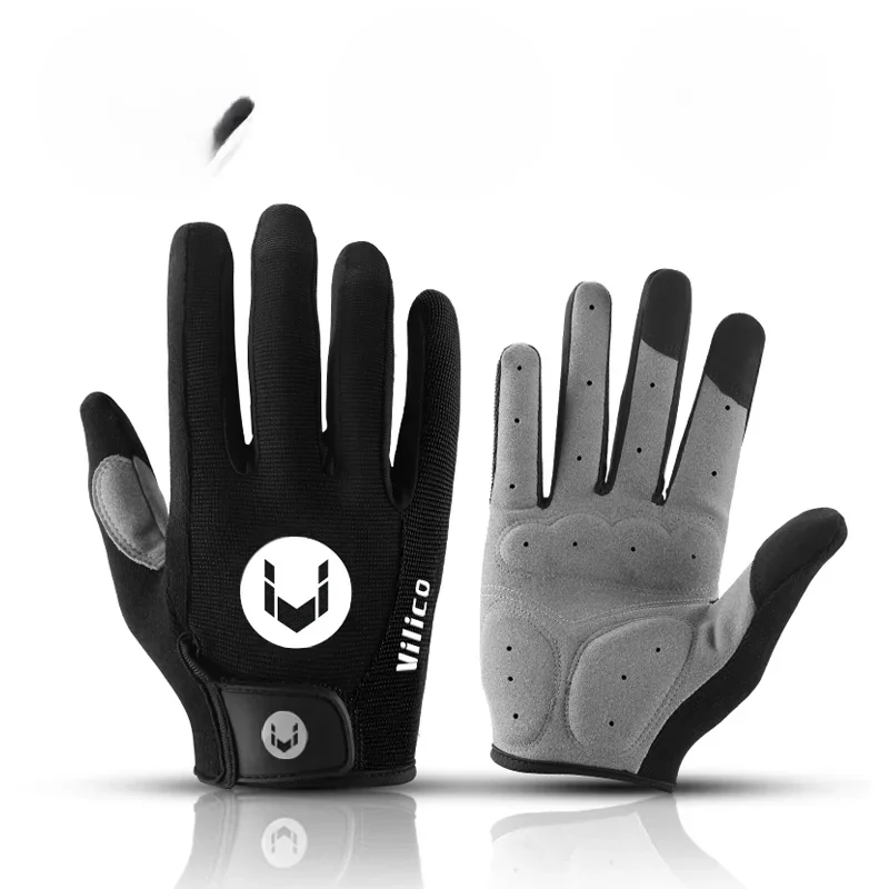 AliExpress Autumn Winter MTB Cycling Long Finger Gloves Non-Slip Wear Shock Proof Breathable Touch Screen