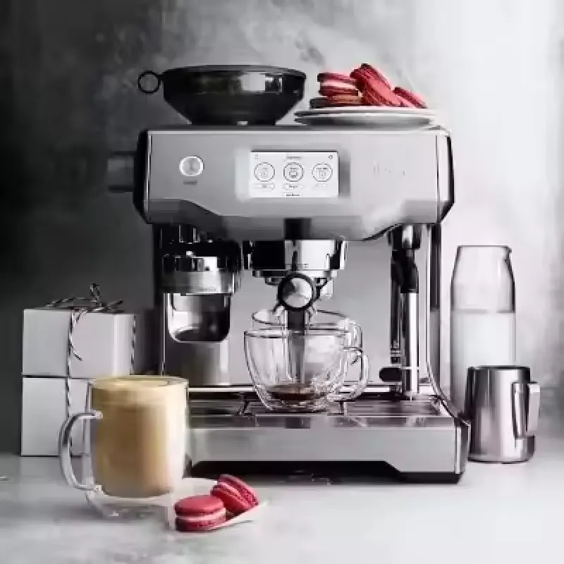 FAST SHIPPING BrevilleS BES880BSS Touch Espressso Machine Brushed Stainless Steel