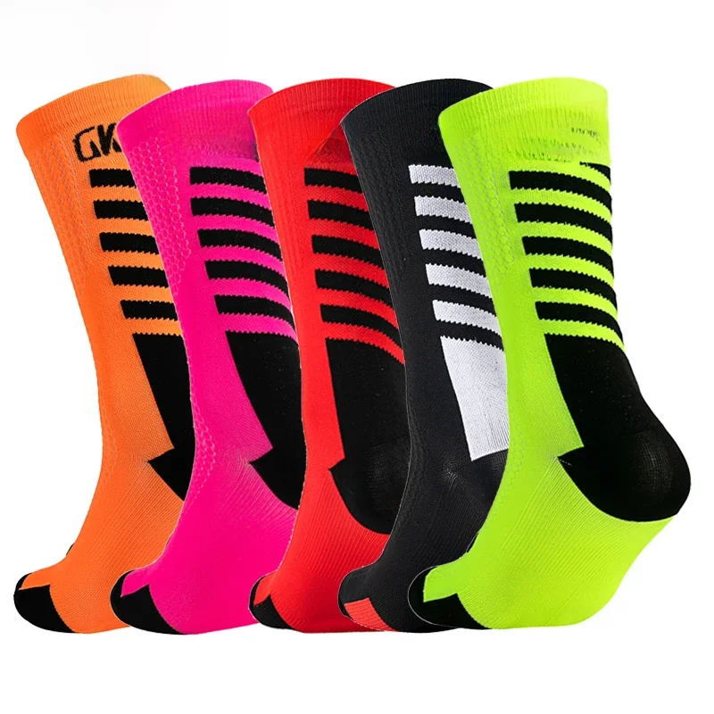 AliExpress gkrq 2pairs New Cycling Socks High Quality Compression Men Bike Outdoor Women Running Professional Sports