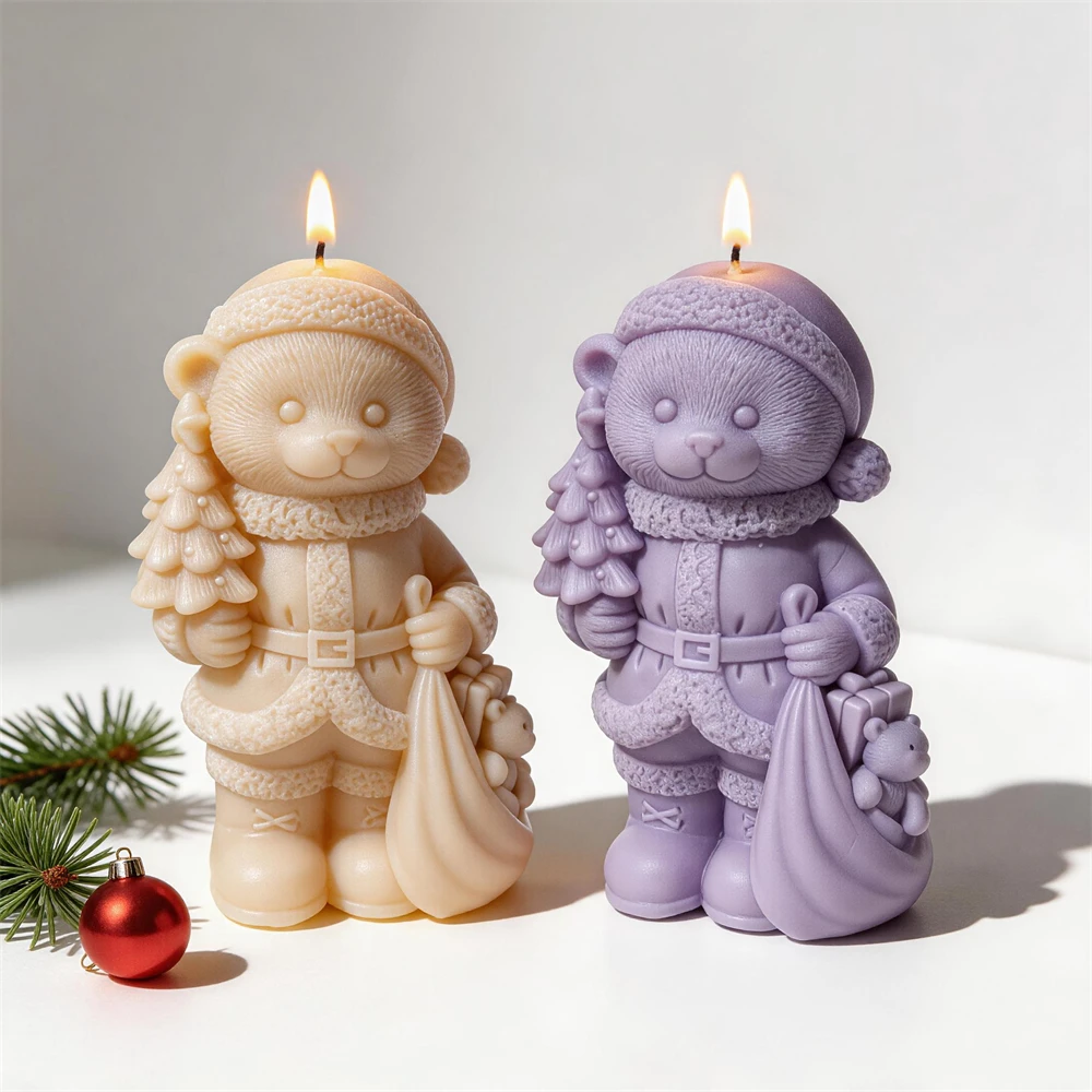 แม่พิมพ์ซิลิโคนรูปหมีคริสต์มาส - Soap Mold Silicone Loaf บทวิจารณ์และราคา