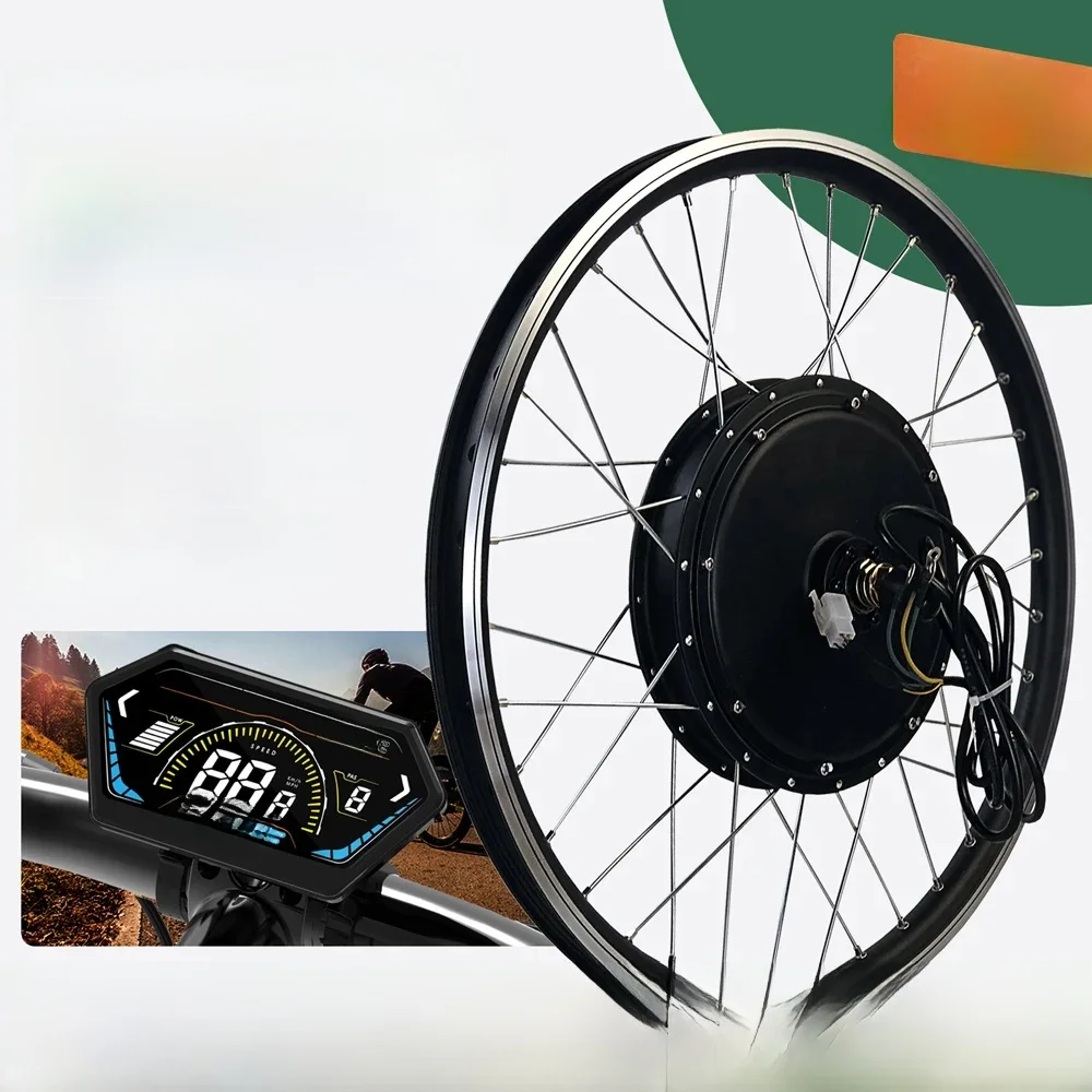 AliExpress KUNTENG E-BIKE Electric Bike Conversion Kit 48V 1500W Front Brushless Hub Motor Wheel For Ebike Conversion Kit 20"24"26" 27.5" 28"29"700C
