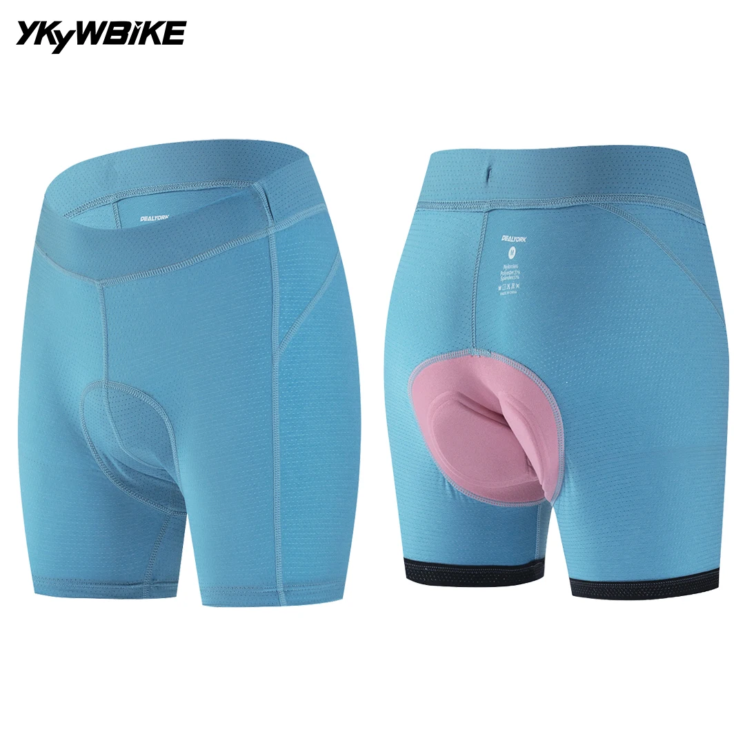 

YKYW Women's Breathable Cycling Shorts Mesh Race Bike Underwear Blue Purple Black Pink Bicycle Shorts 3D Padding Lightweight