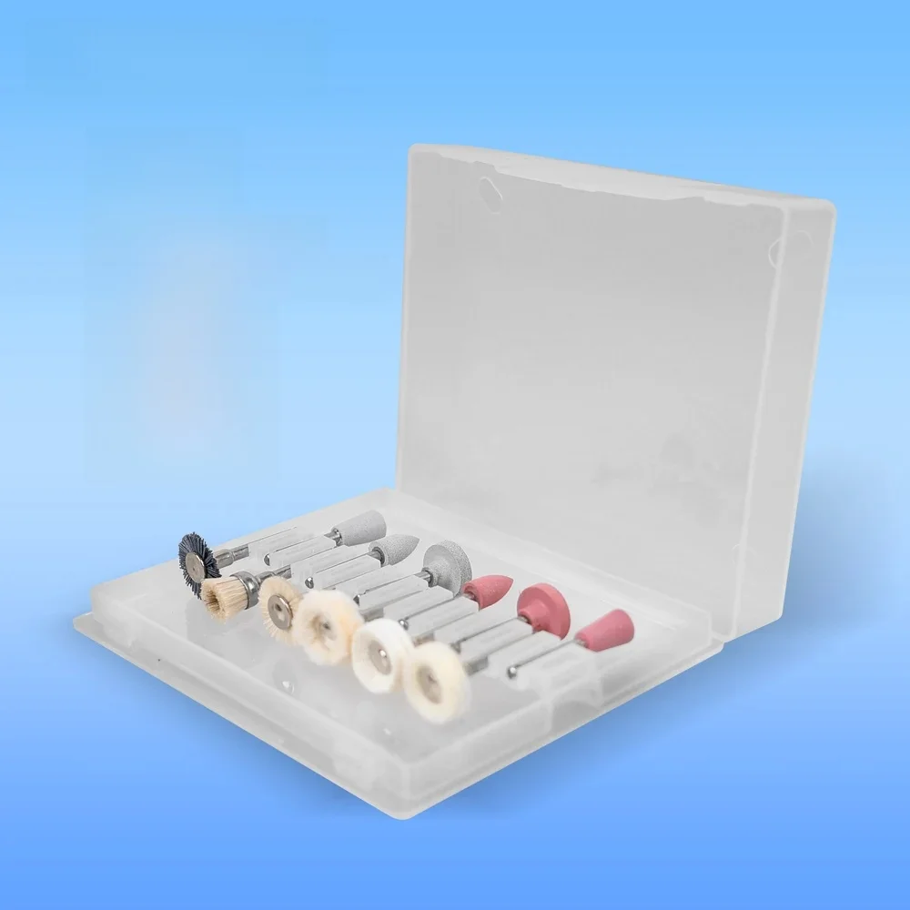 Denspay Dental 12 sztuk/pudło zestaw do polerowania kompozytowego RA 2.35mm do polerowania paznokci z niską prędkością rękojeści porcelany naturalne zęby — zdjęcie 2