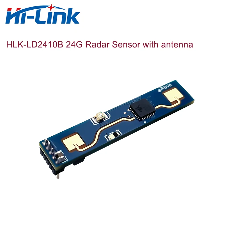 HiLink 10Pcs HLK-LD2410B MmWave 24G Human Presence กล้องมองหลังติดรถยนต์โมดูลตรวจจับ5M