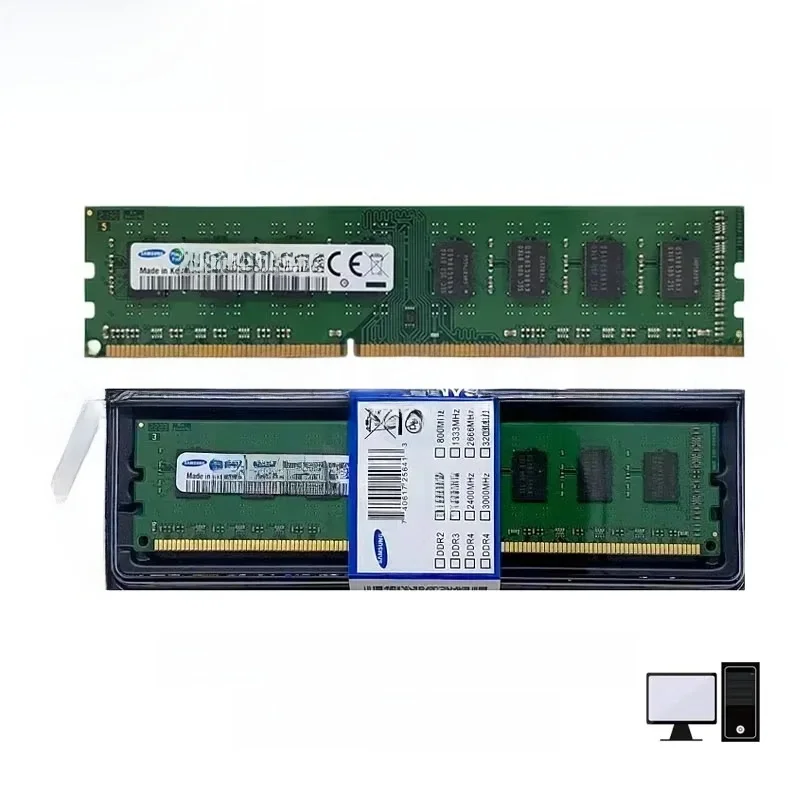 SAMSUNG DDR3 2GB 4GB 8GB 1600MHz 1866MHz 1333MHz 1066MHz DIMM PC3-8500 10600 12800 240Pin 1.5V RAM do komputerów stacjonarnych Dual Channel — zdjęcie produktu 7